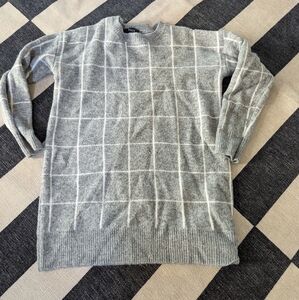 VICI Windowpane Sweater Dress L